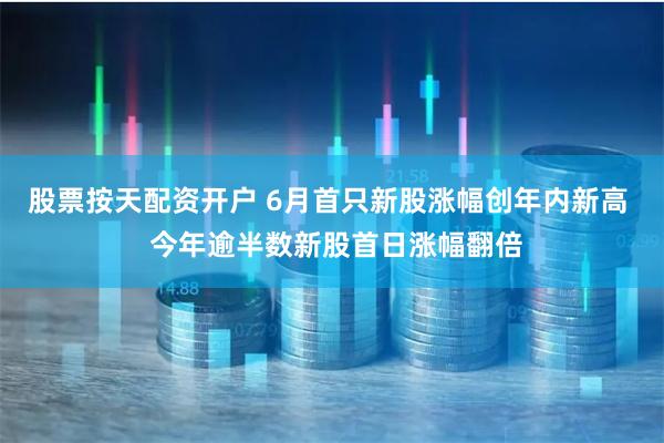 股票按天配资开户 6月首只新股涨幅创年内新高  今年逾半数新股首日涨幅翻倍