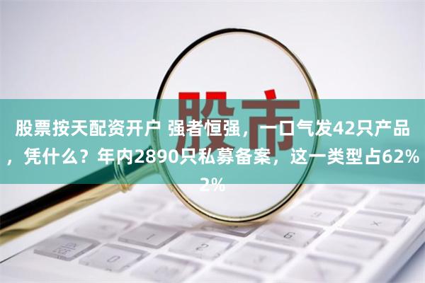 股票按天配资开户 强者恒强，一口气发42只产品，凭什么？年内2890只私募备案，这一类型占62%